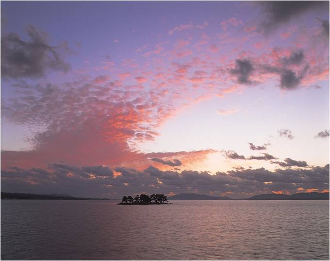 宍道湖の夕日