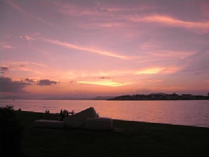宍道湖の夕日