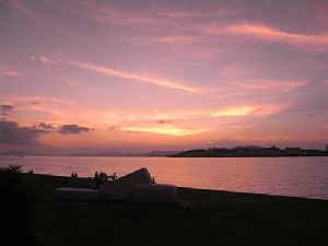 宍道湖の夕日