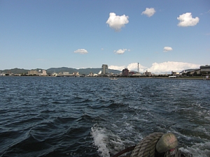 宍道湖の湖面