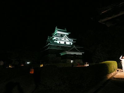 松江城夜景