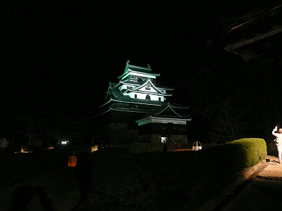 松江城夜景