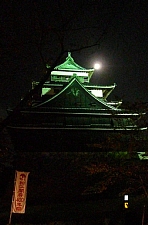松江城と月（その２）