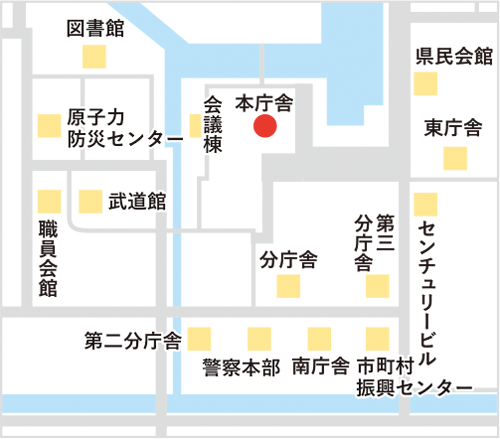 島根県企業立地課略地図