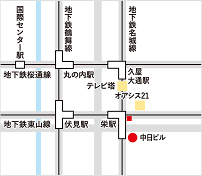 島根県なごや情報センター略地図