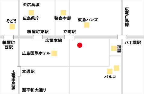 島根県広島事務所略地図