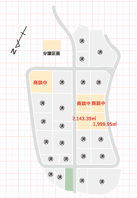 朝日ヒルズ工業団地割図