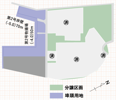 河下港臨海工業団地割図