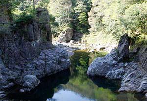 県下最大の渓谷美(匹見峡)