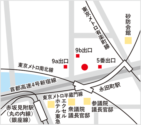 島根県企業立地課 周辺地図