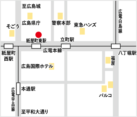 島根県企業立地課 周辺地図