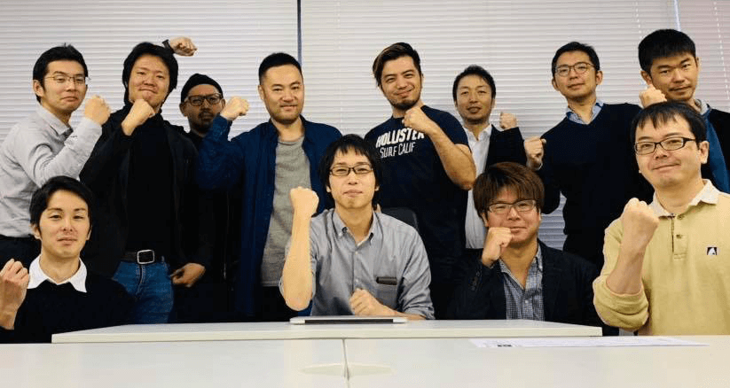 親会社(株)ブレイブソフトのメンバーと共に