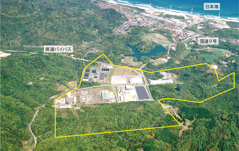 江津工場がある江津地域拠点工業団地