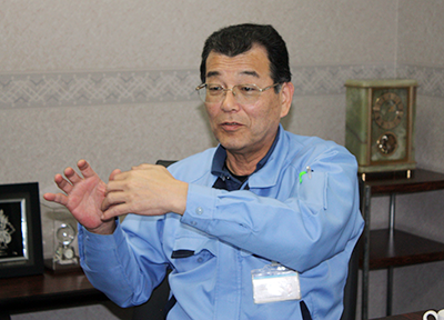 人財の力が最も大きい、と語る川上部長