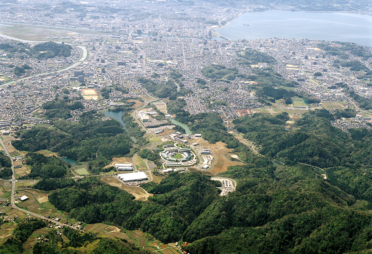 工場のあるソフトビジネスパーク島根全景