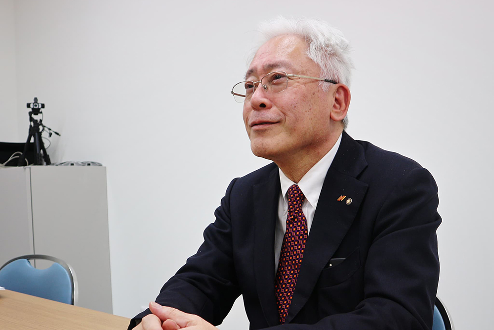 「行政の手厚い支援に感謝」と語る加藤社長