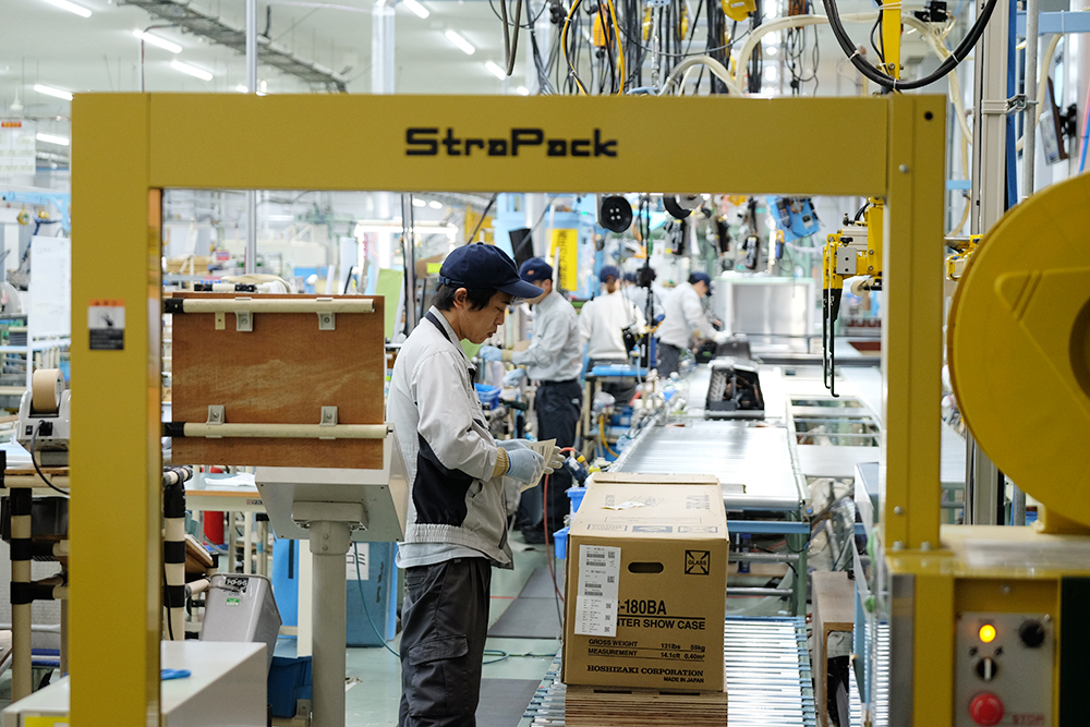 生産性向上のため製造ラインを一から見直した新工場