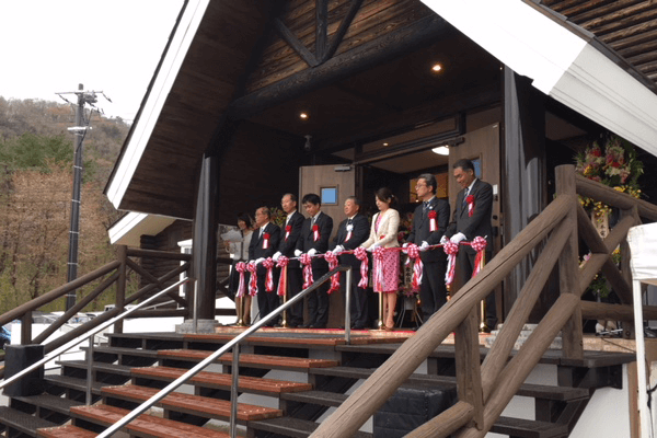 2018年4月オープン時の記念式典の様子