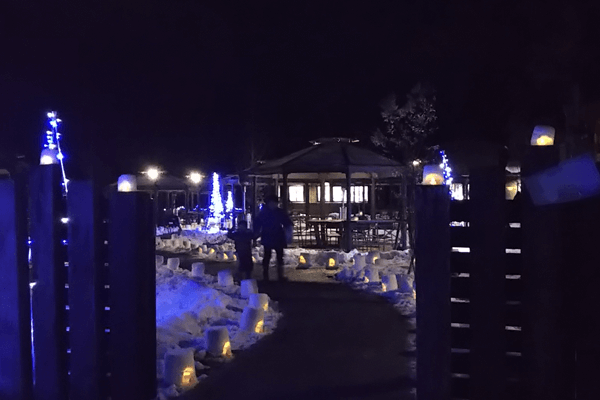 地元のキャンドルナイトイベントにも参加