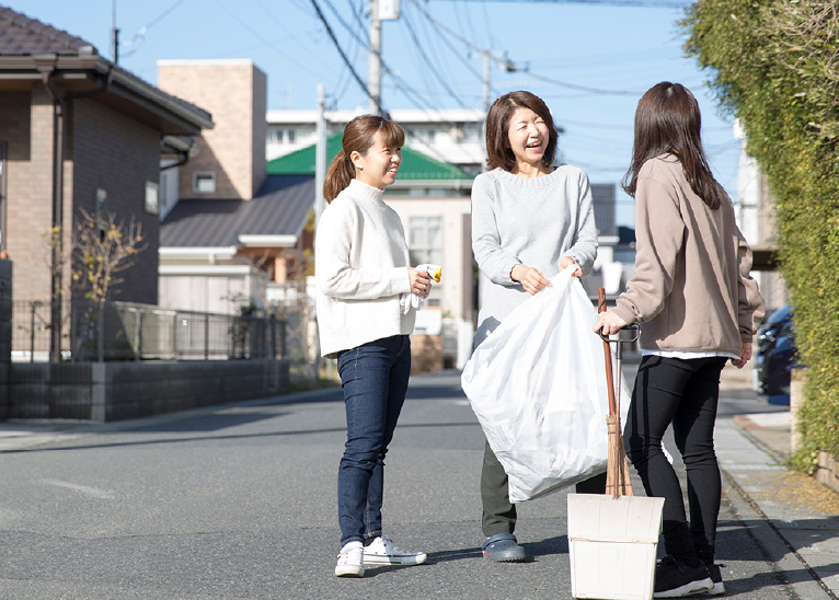 地域のボランティアに参加
