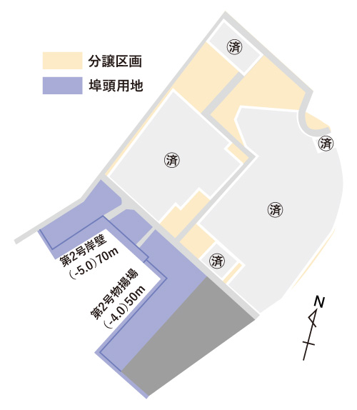 分譲区画のイメージマップ