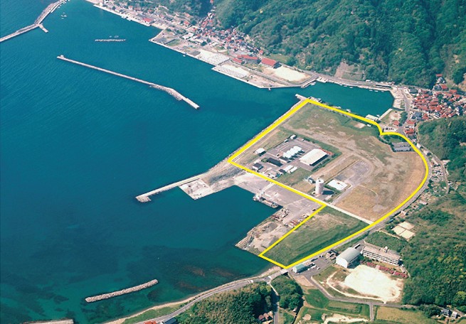 分譲区画の空撮