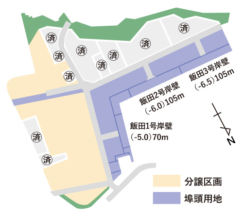 分譲区画のイメージマップ