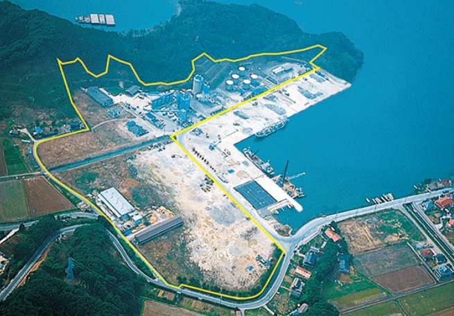 分譲区画の空撮